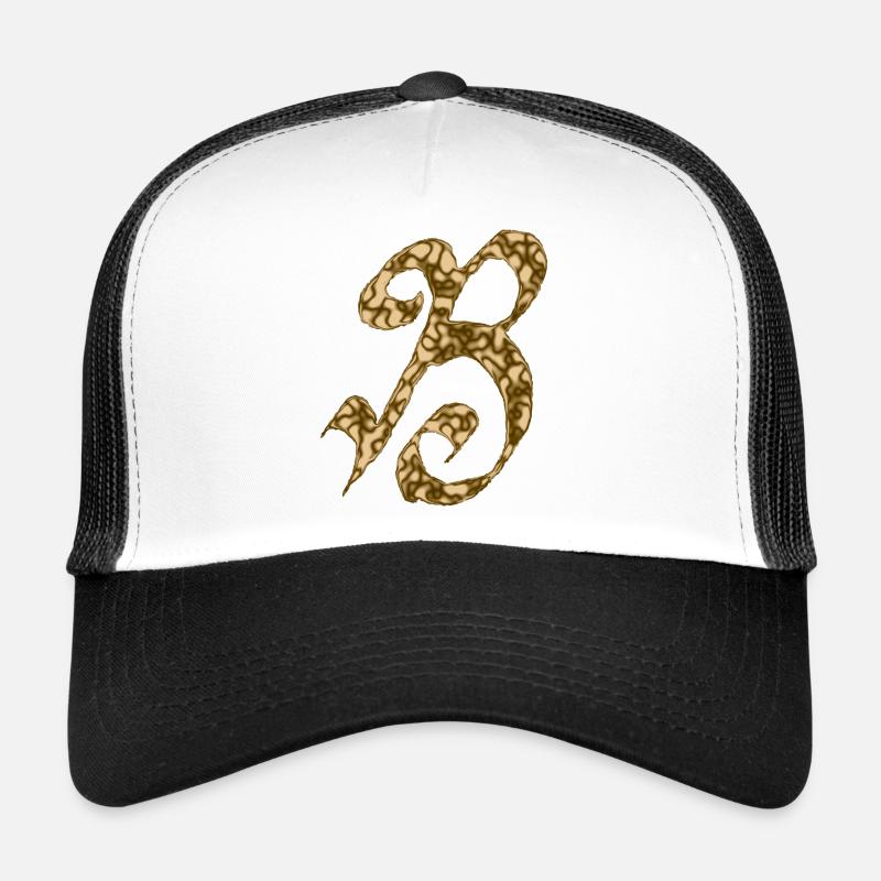 B / Initial Trucker Cap