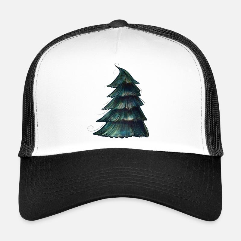 Épinette bleue à feuilles persistantes Casquette trucker 