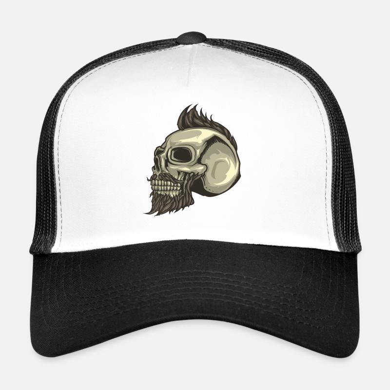 Barbe du crâne Casquette trucker 