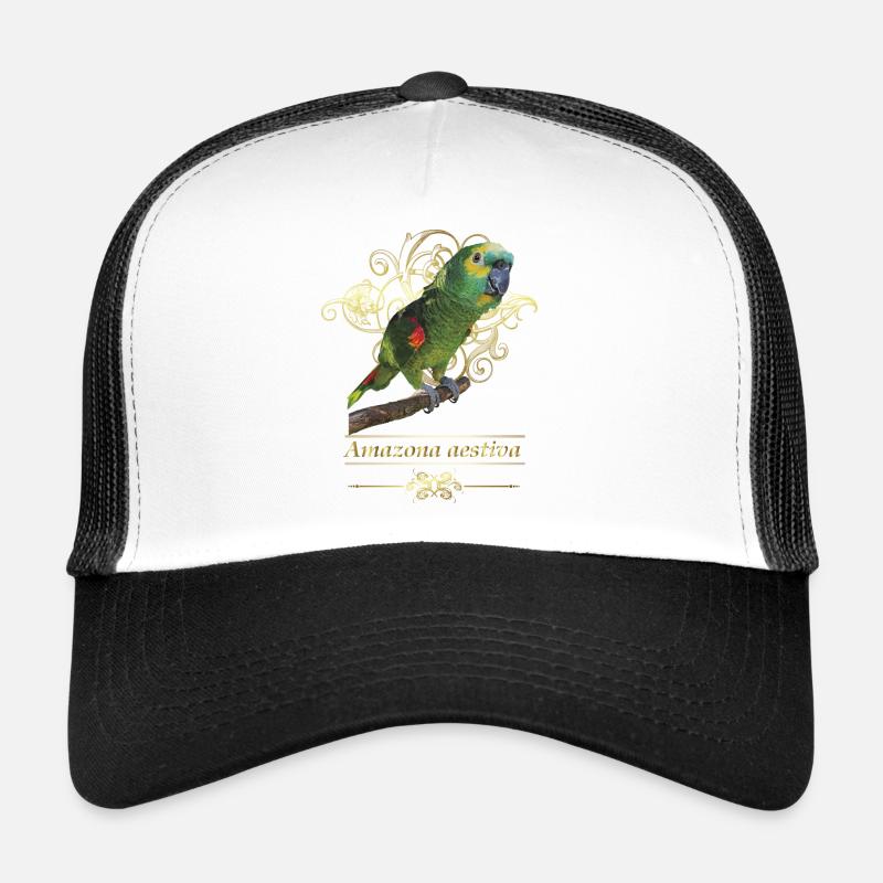 L’amazone à front bleu Casquette trucker 