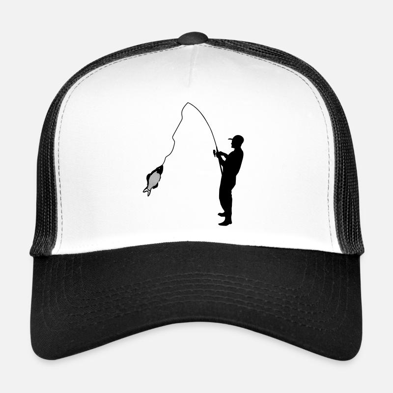 Pêcheur - Casquette trucker - blanc/noir