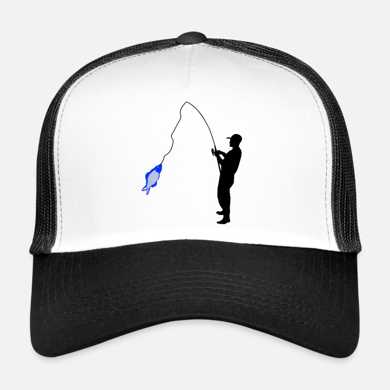 Angler - Trucker Cap - Weiß/Schwarz