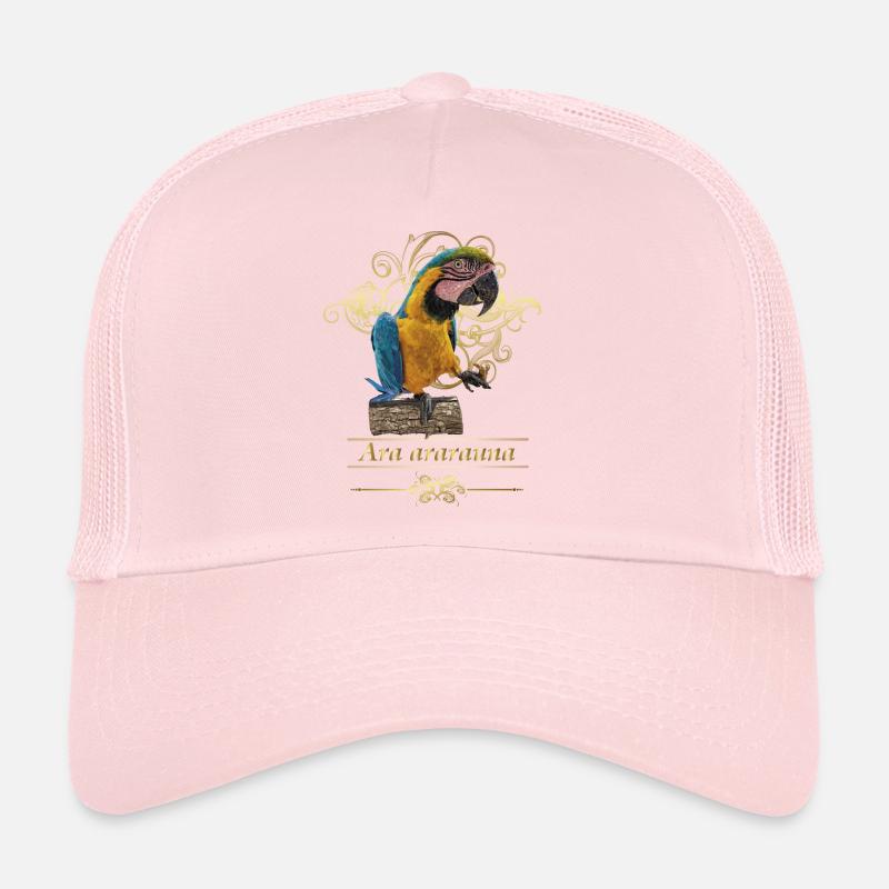 L’ara bleu et jaune Casquette trucker 