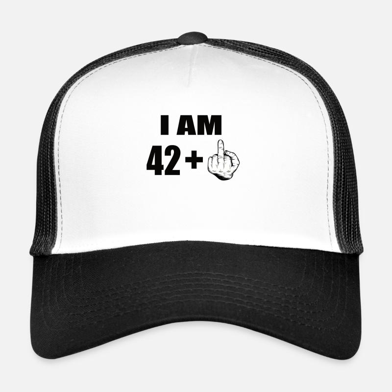 43rd birthday - Trucker Cap - white/black