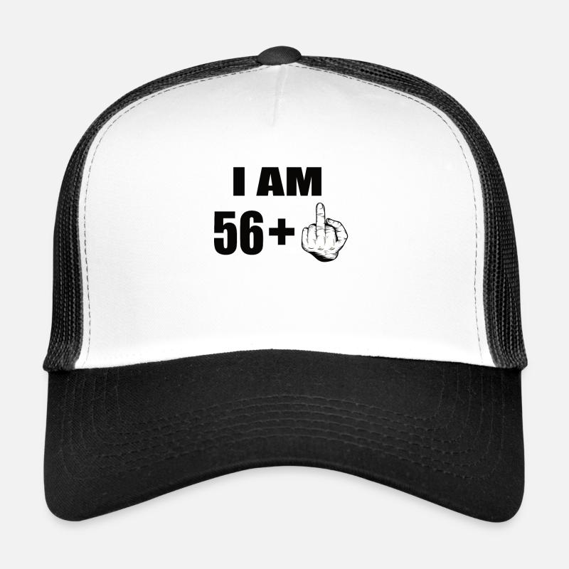 57th birthday - Trucker Cap - white/black
