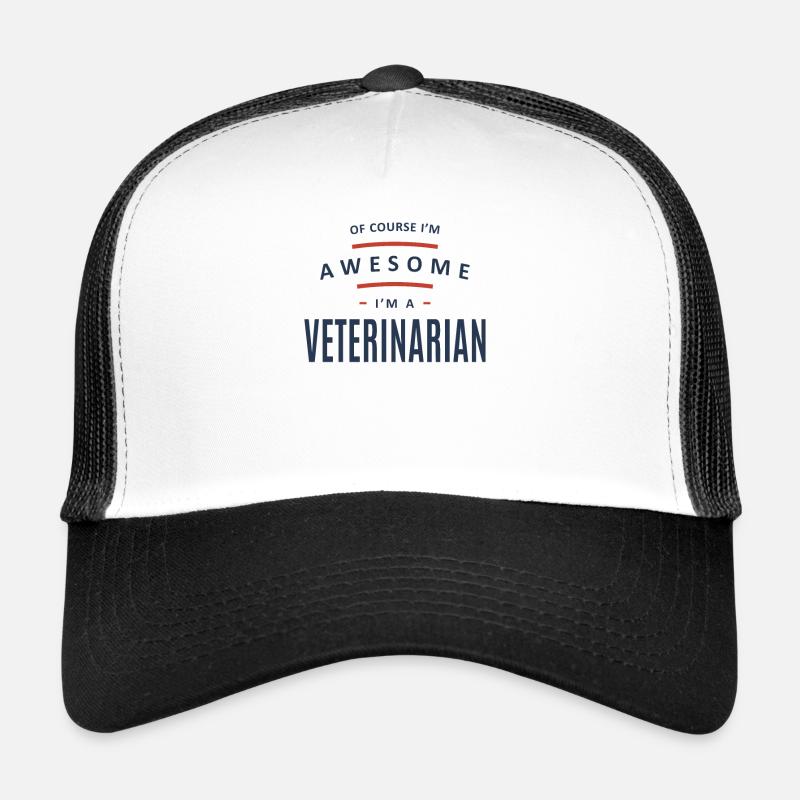 Tierarzt Beruf - Trucker Cap - Weiß/Schwarz