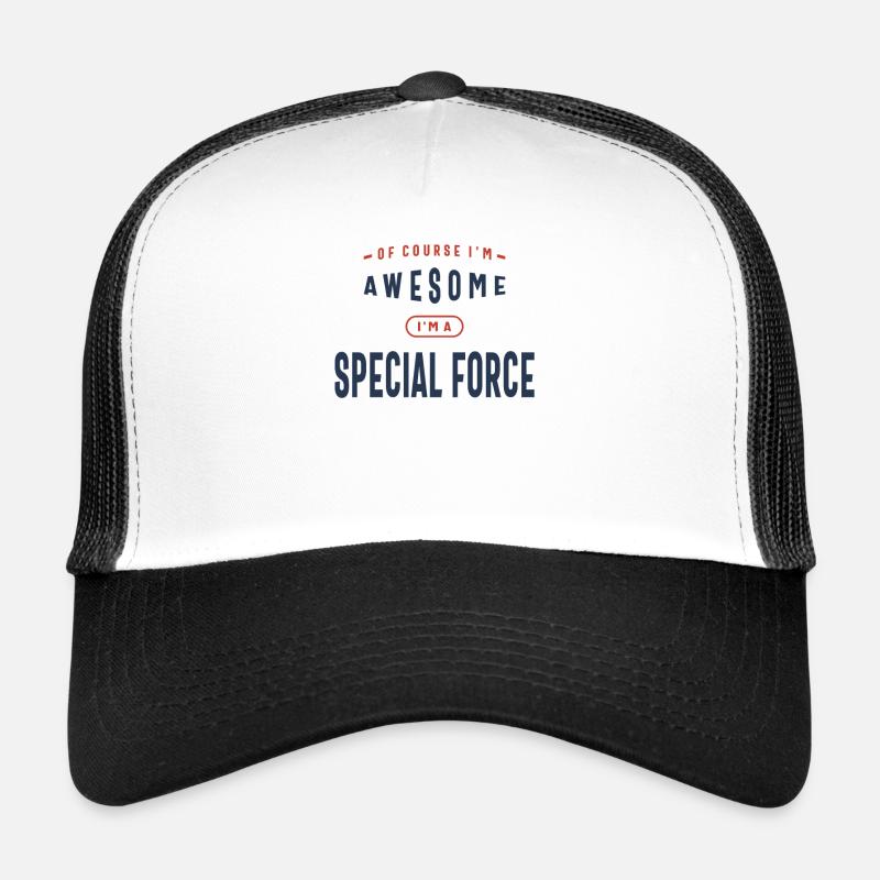 Special Force Job Profession Trucker Cap