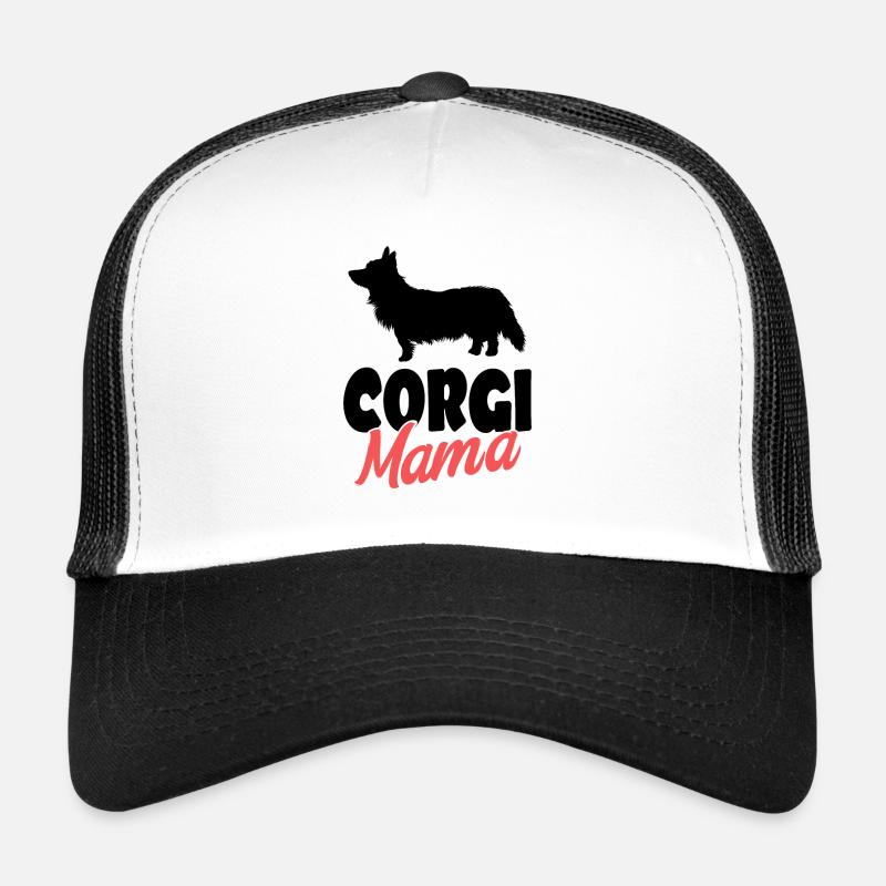 Corgi - Trucker Cap - Weiß/Schwarz