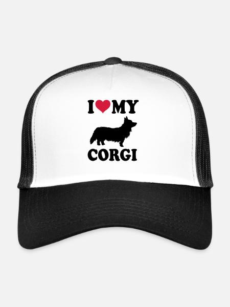 Corgi - Trucker Cap - Weiß/Schwarz