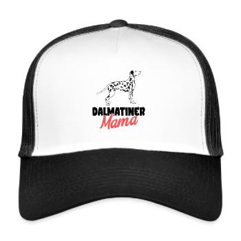 Dalmate - Casquette trucker  - blanc/noir - Devant