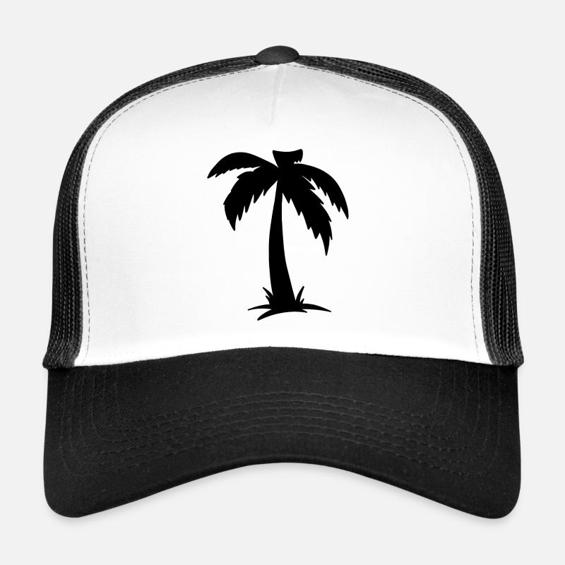 Palme Palm - Trucker Cap - white/black