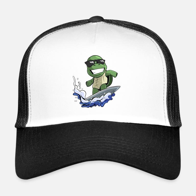 Tortue Planche de Surf Surfer Casquette trucker 