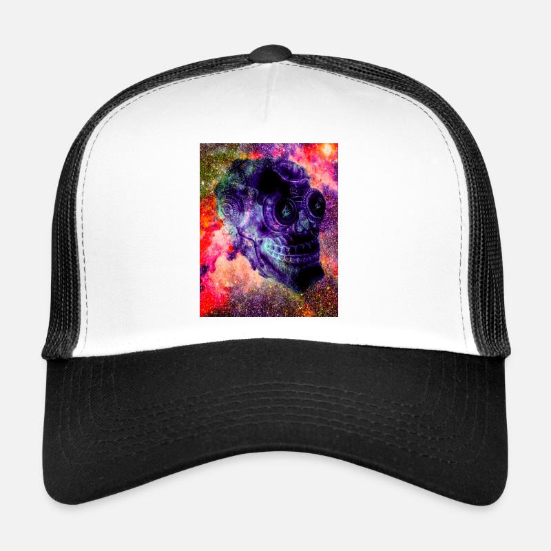 Space Skull Trucker Cap