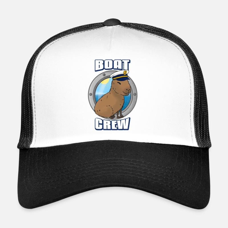 Boat Crew Capybara Trucker Cap