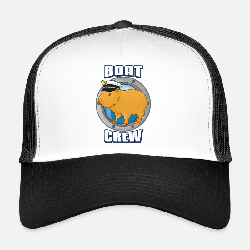 Équipage du bateau Capybara Casquette trucker 