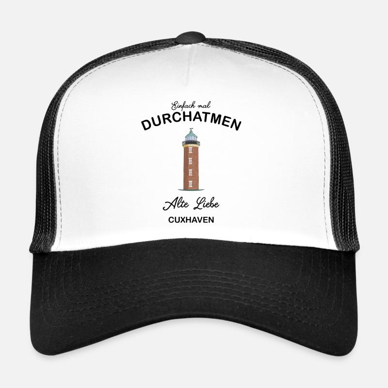 Cuxhaven, Hamburger Leuchtturm an der Alten Liebe Trucker Cap