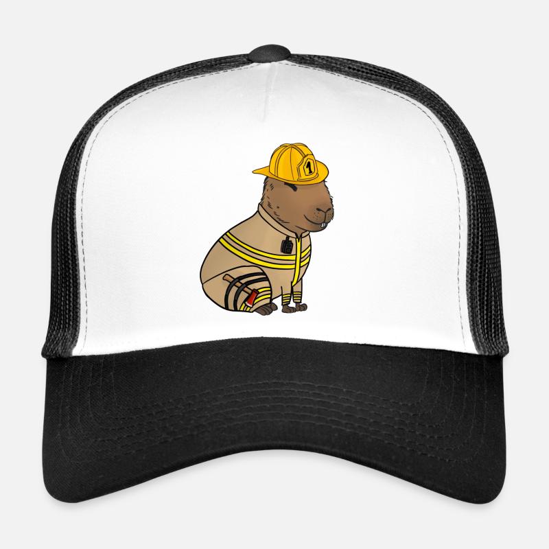 Service d’incendie de Capybara Casquette trucker 