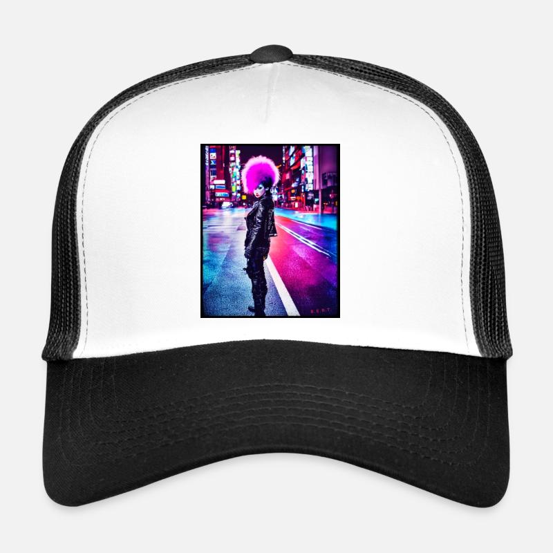 Fille punk Casquette trucker 