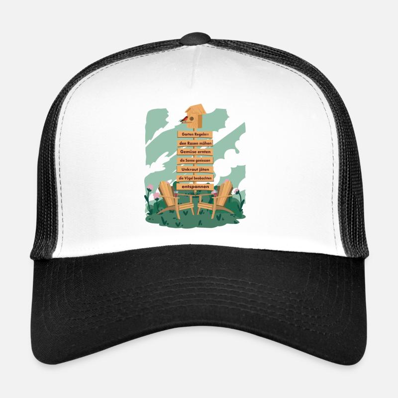Mes règles de jardin Casquette trucker 