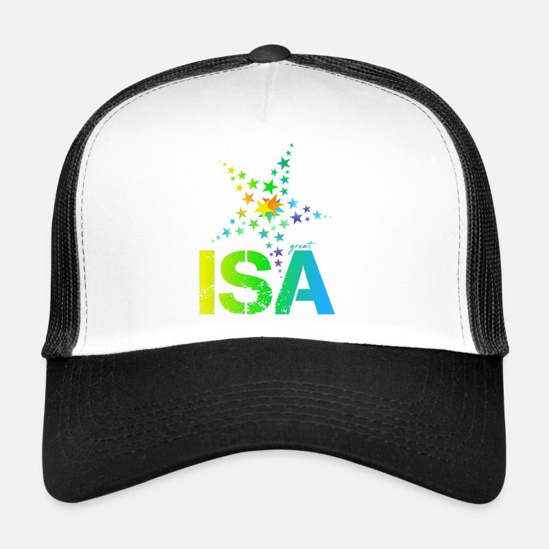Isa Geburtstag Isabell - Trucker Cap - Weiß/Schwarz