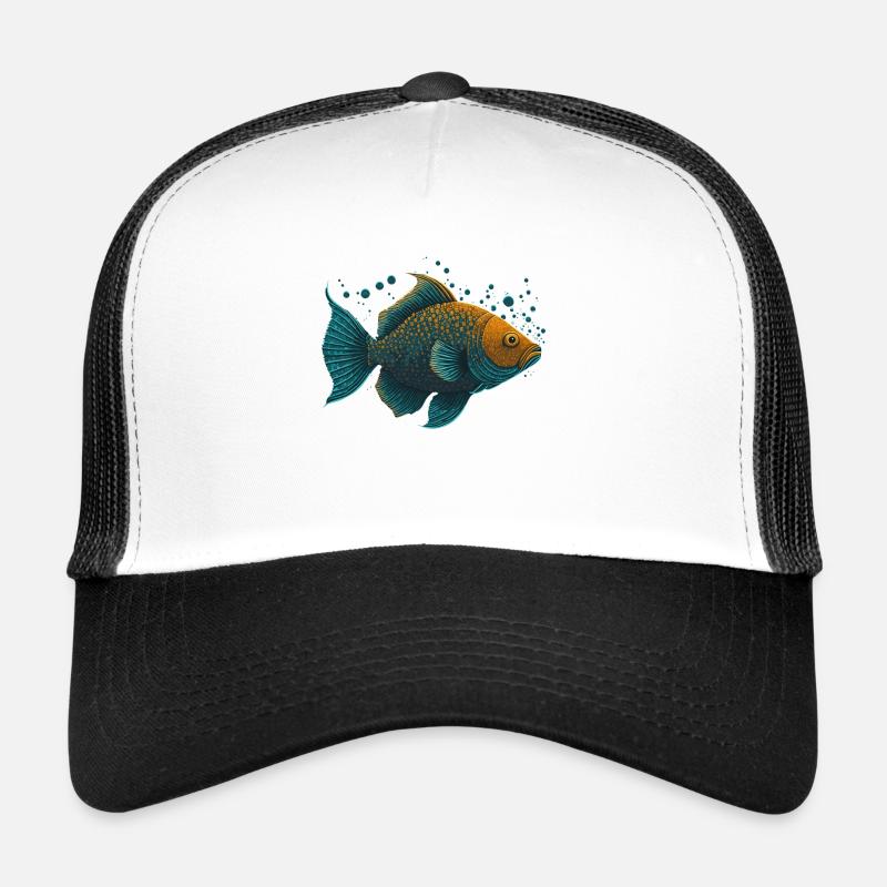 Fisch Illustration Trucker Cap