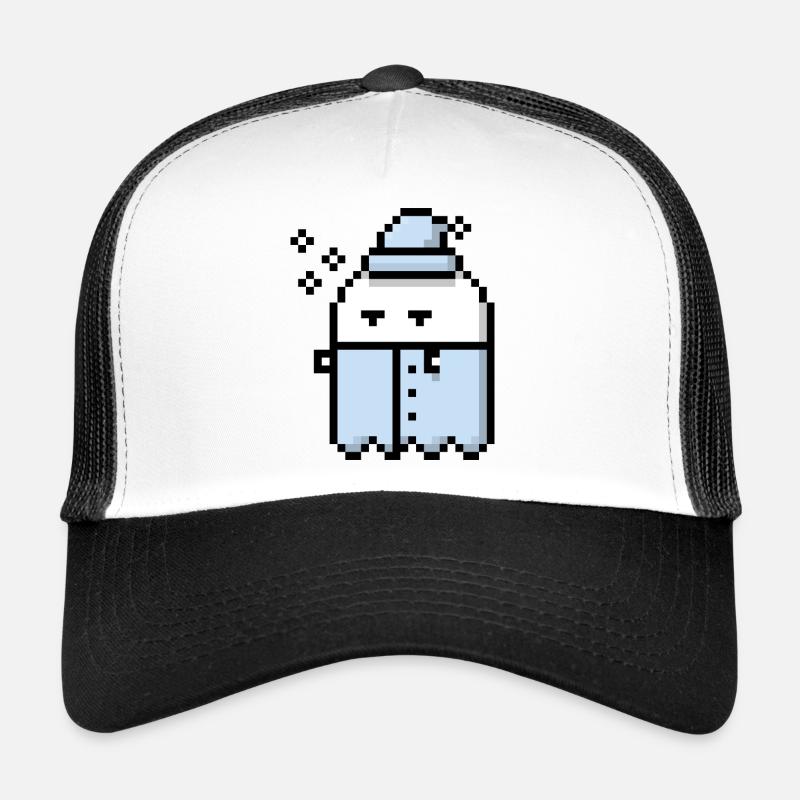 Sleepy Ghostie Trucker Cap
