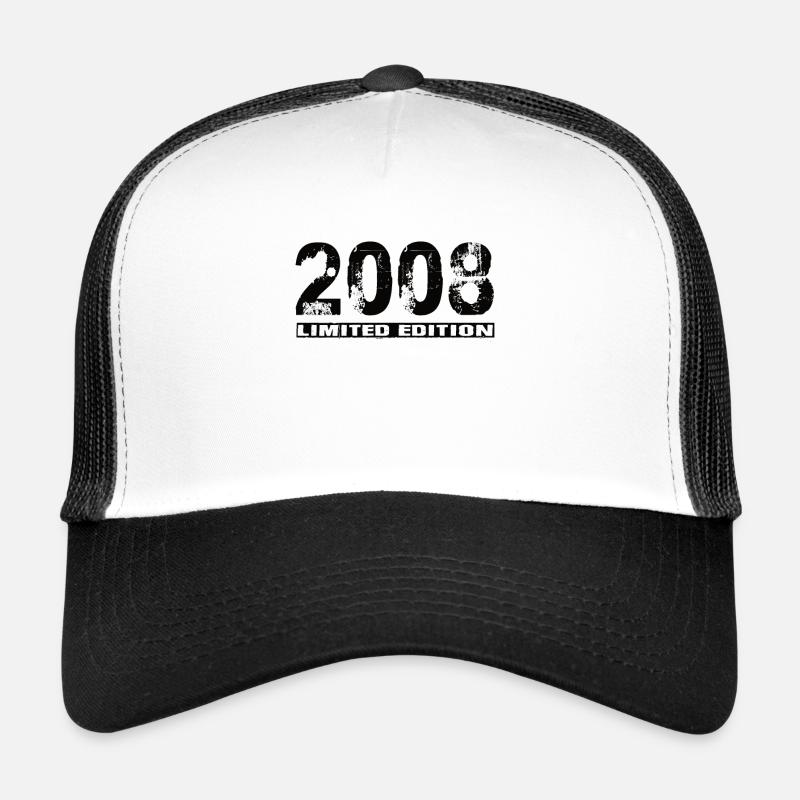 Limited Edition 2008 - Trucker Cap - Weiß/Schwarz