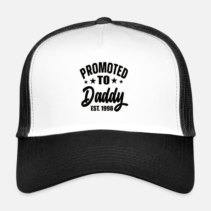 Promoted To Daddy Est 1998 Trucker Cap