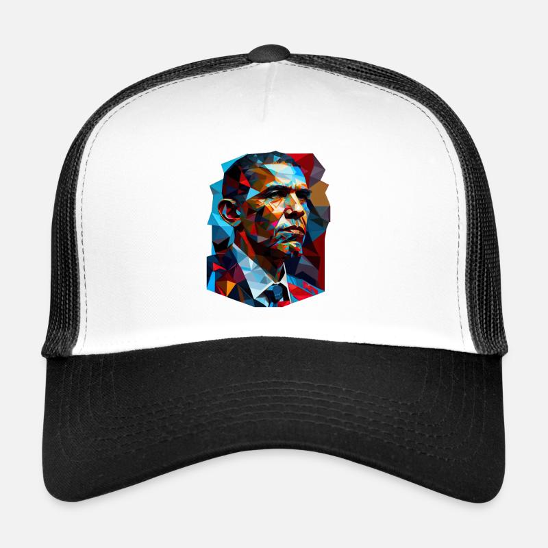 Obama Pop Art - Trucker Cap - white/black