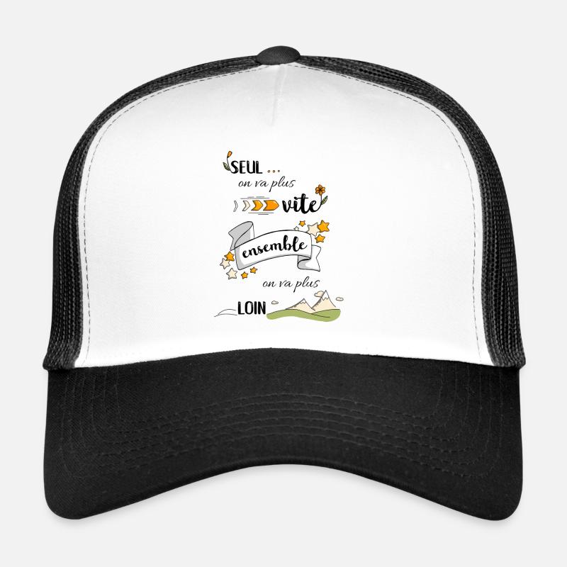 Ensemble on va plus loin Casquette trucker 