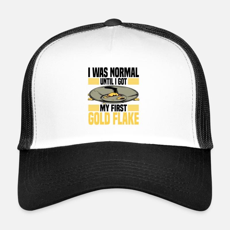 Goldwaschen - Trucker Cap - Weiß/Schwarz