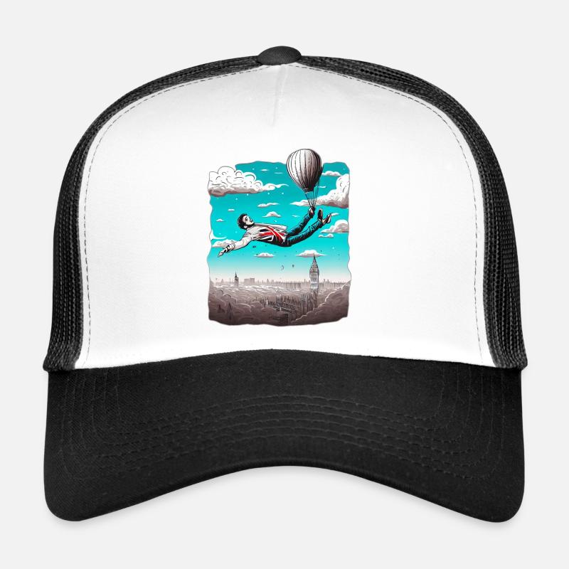 FLOTTER AU-DESSUS DE LONDRES Casquette trucker 