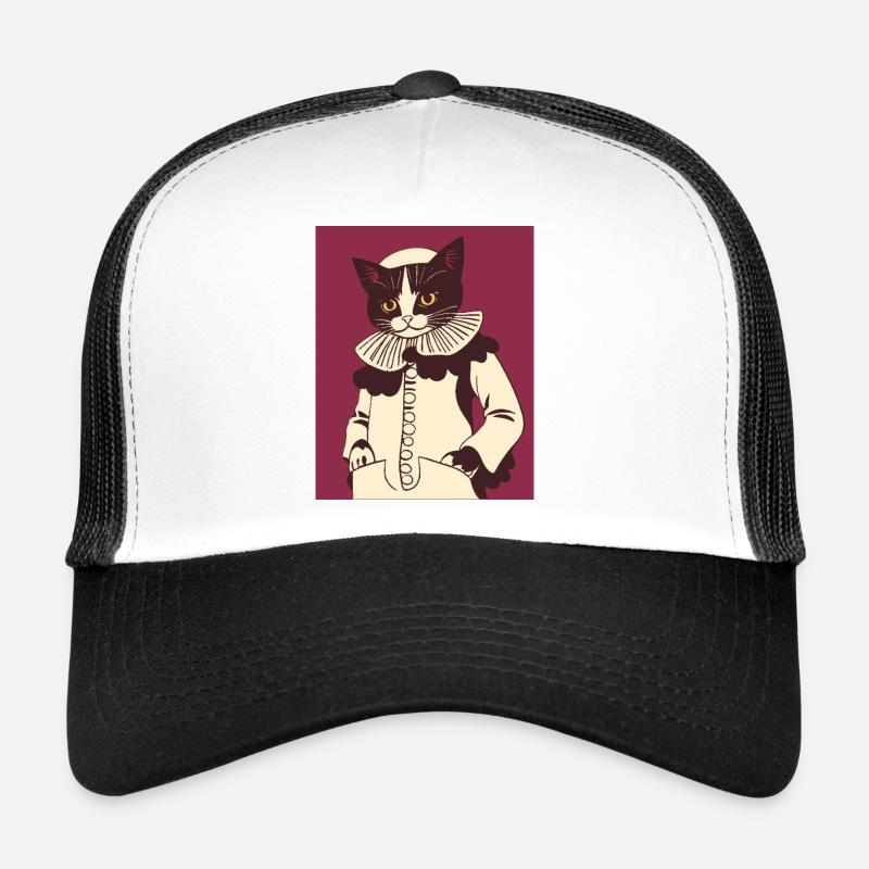 Pierrot Cat Trucker Cap