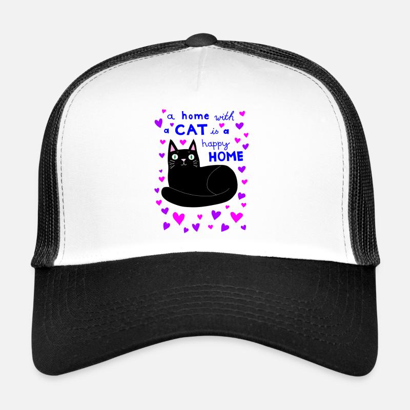 Chat Propriétaire Chat Amoureux des chats Fan de chat Casquette trucker 