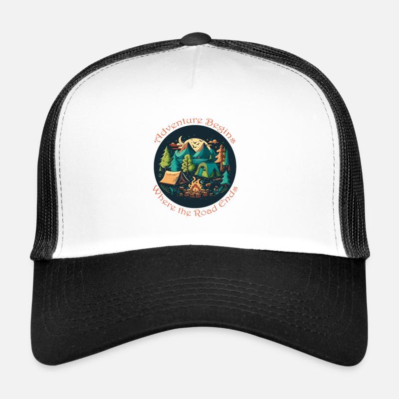 L’aventure commence à la fin du chemin Casquette trucker 