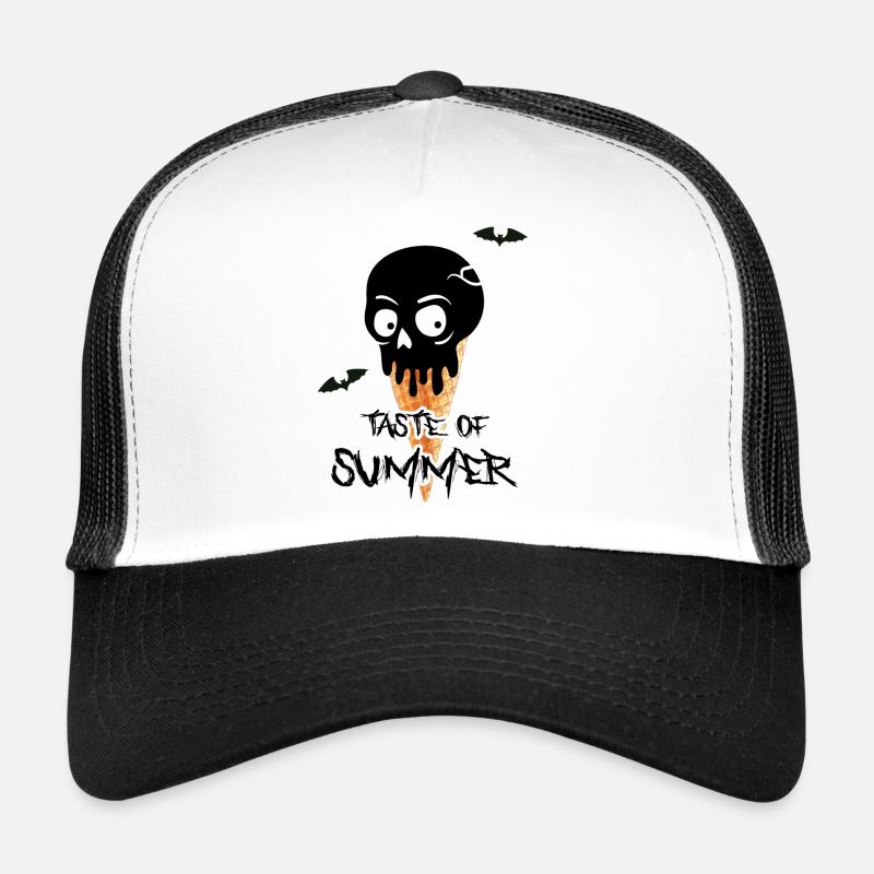 Esthétique gothique noir été dark wave Casquette trucker 