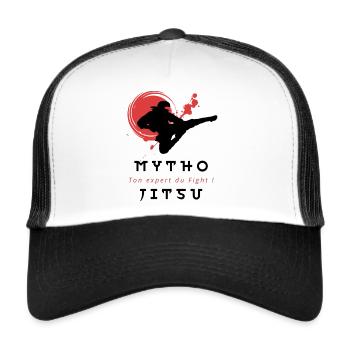 Mytho Jitsu Assassin - Casquette trucker  - blanc/noir - Devant