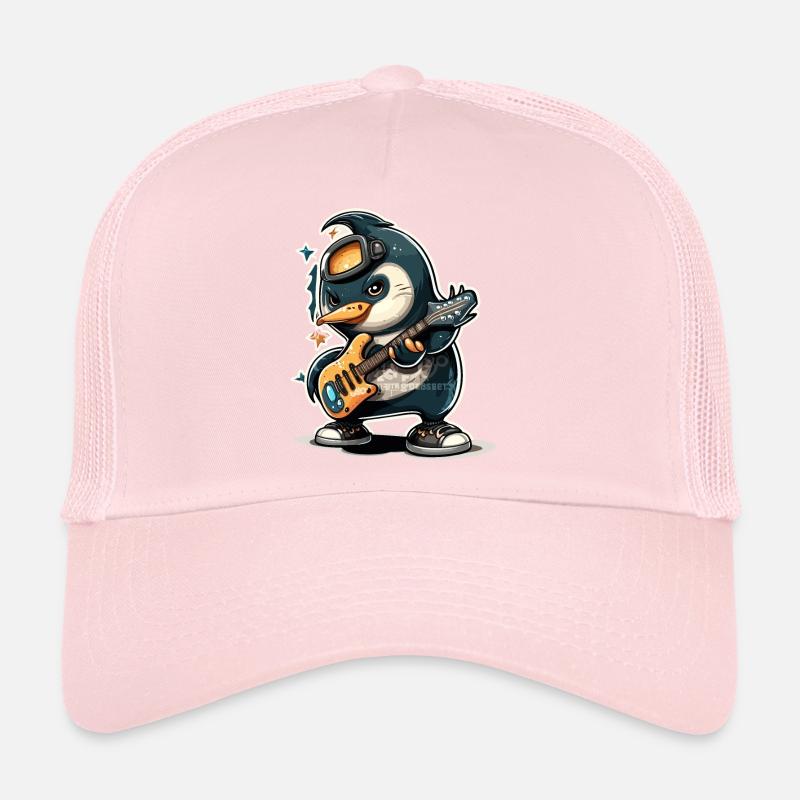 Rocker Penguin Trucker Cap