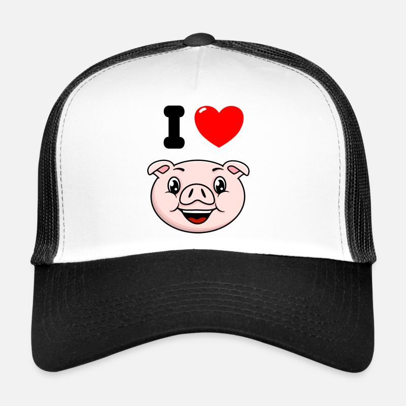 Ich liebe Schwein Trucker Cap
