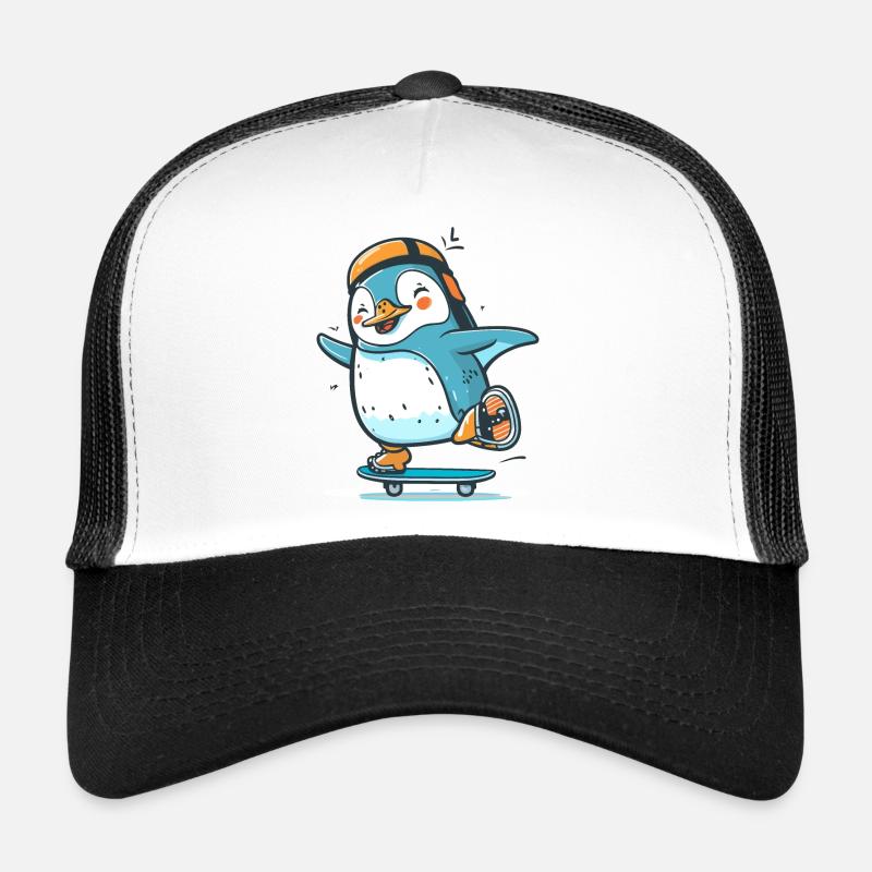 Gleiten Sie mit diesem Pinguin Trucker Cap