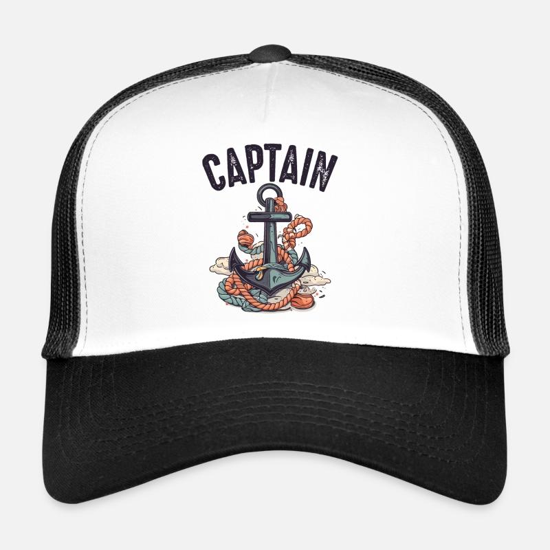 rafting, canotage, montagne, navigation de plaisance Casquette trucker 