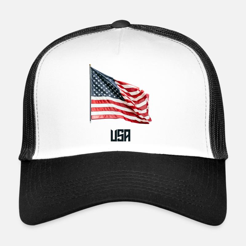 Drapeau Américain Casquette trucker 