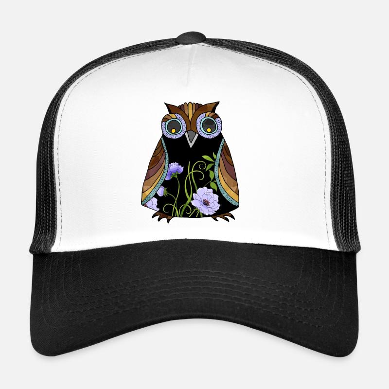 Hibou Casquette trucker 