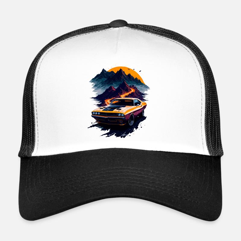 Voiture de sport classique Casquette trucker 