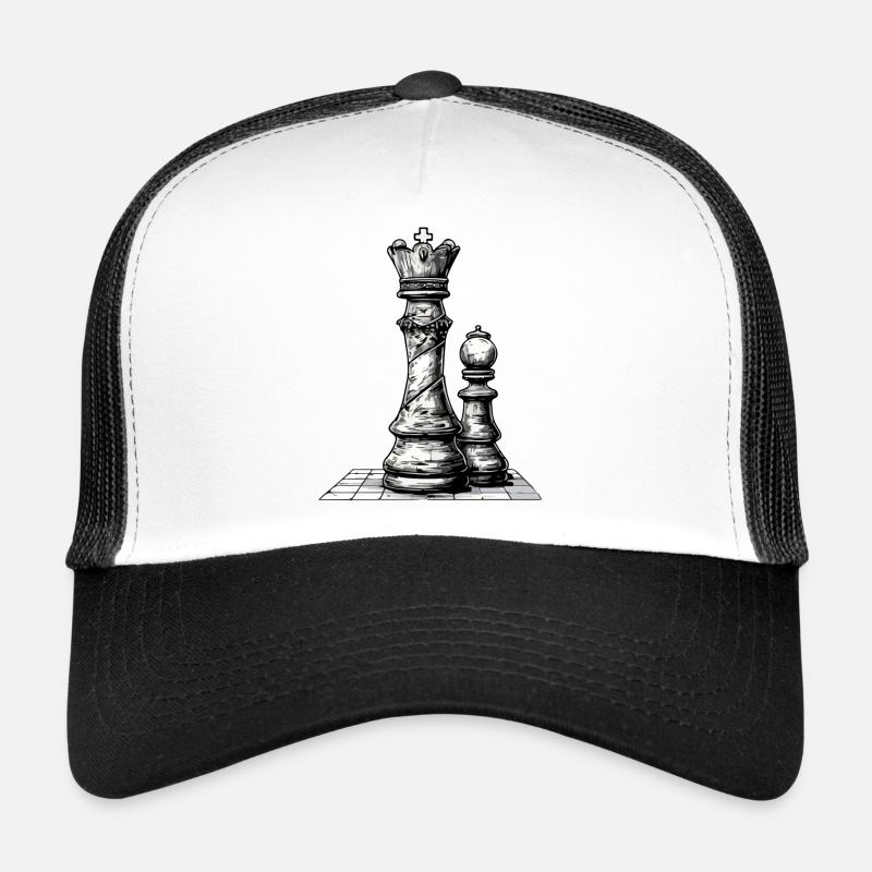 Le roi et son pion Casquette trucker 