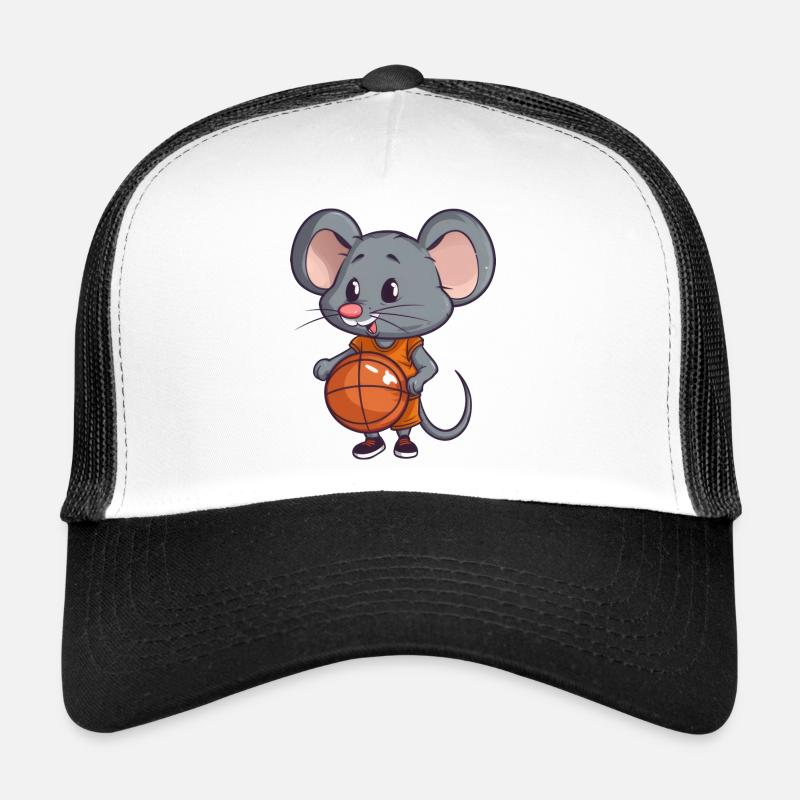 Basketball Mouse Trucker Cap
