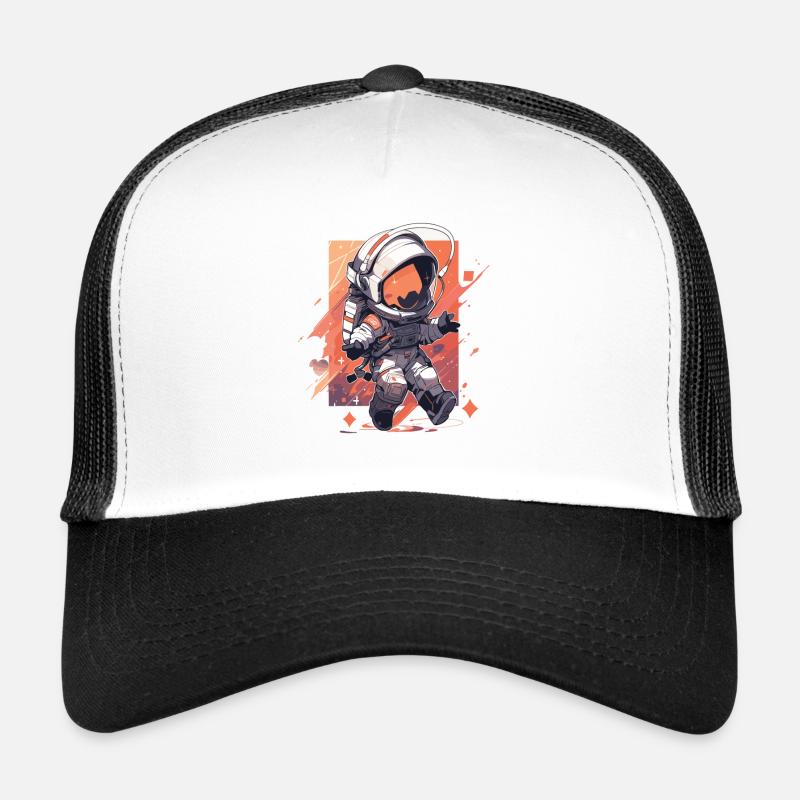 Astronaut Kinder Trucker Cap