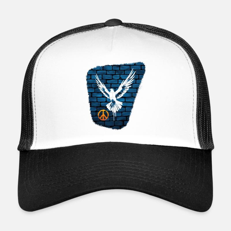 Colombe de la paix Casquette trucker 
