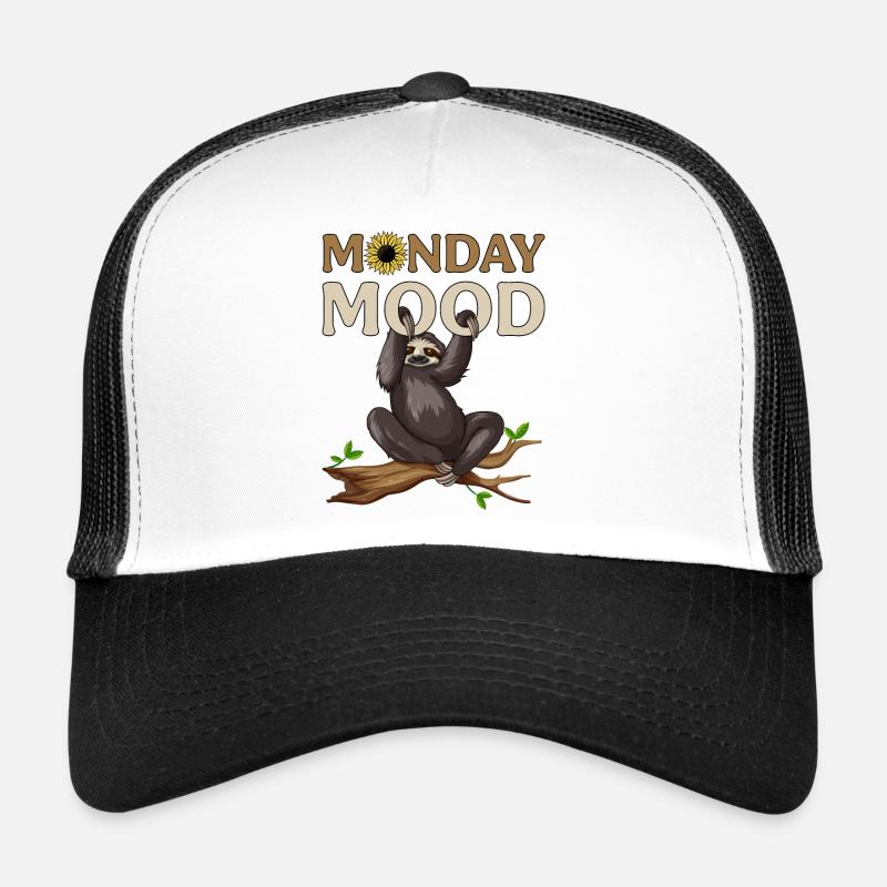 Monday Mood - Trucker Cap - white/black