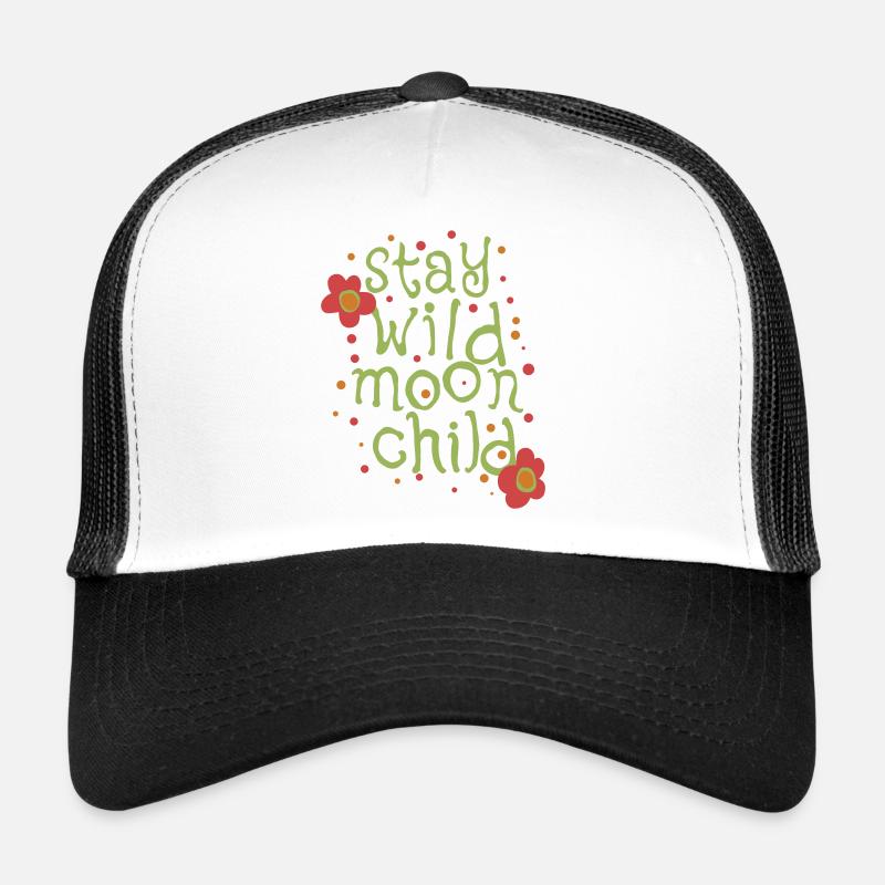 Restez enfant de lune sauvage Casquette trucker 